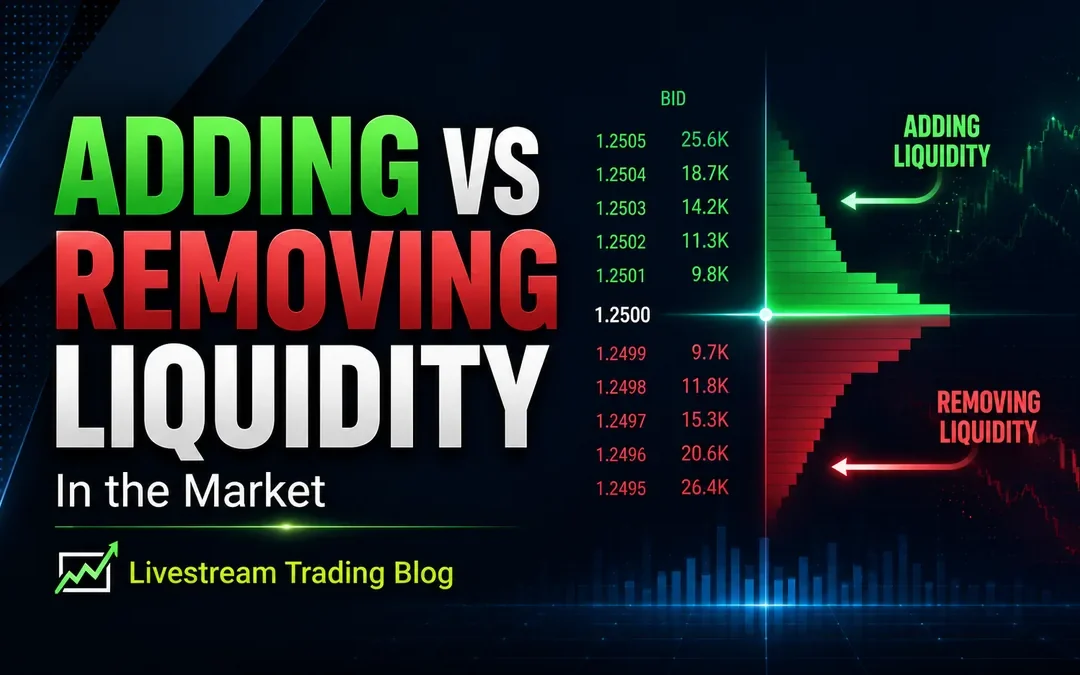 Adding vs Removing Liquidity in the Market